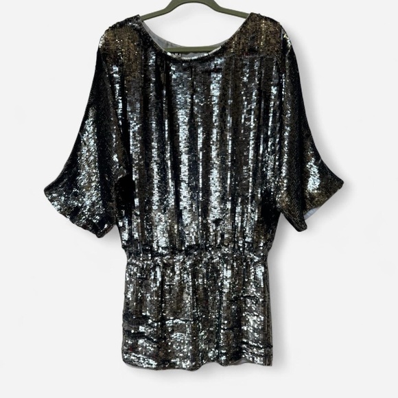 Haute Hippie Silver Sequin mini dress - Picture 2 of 11